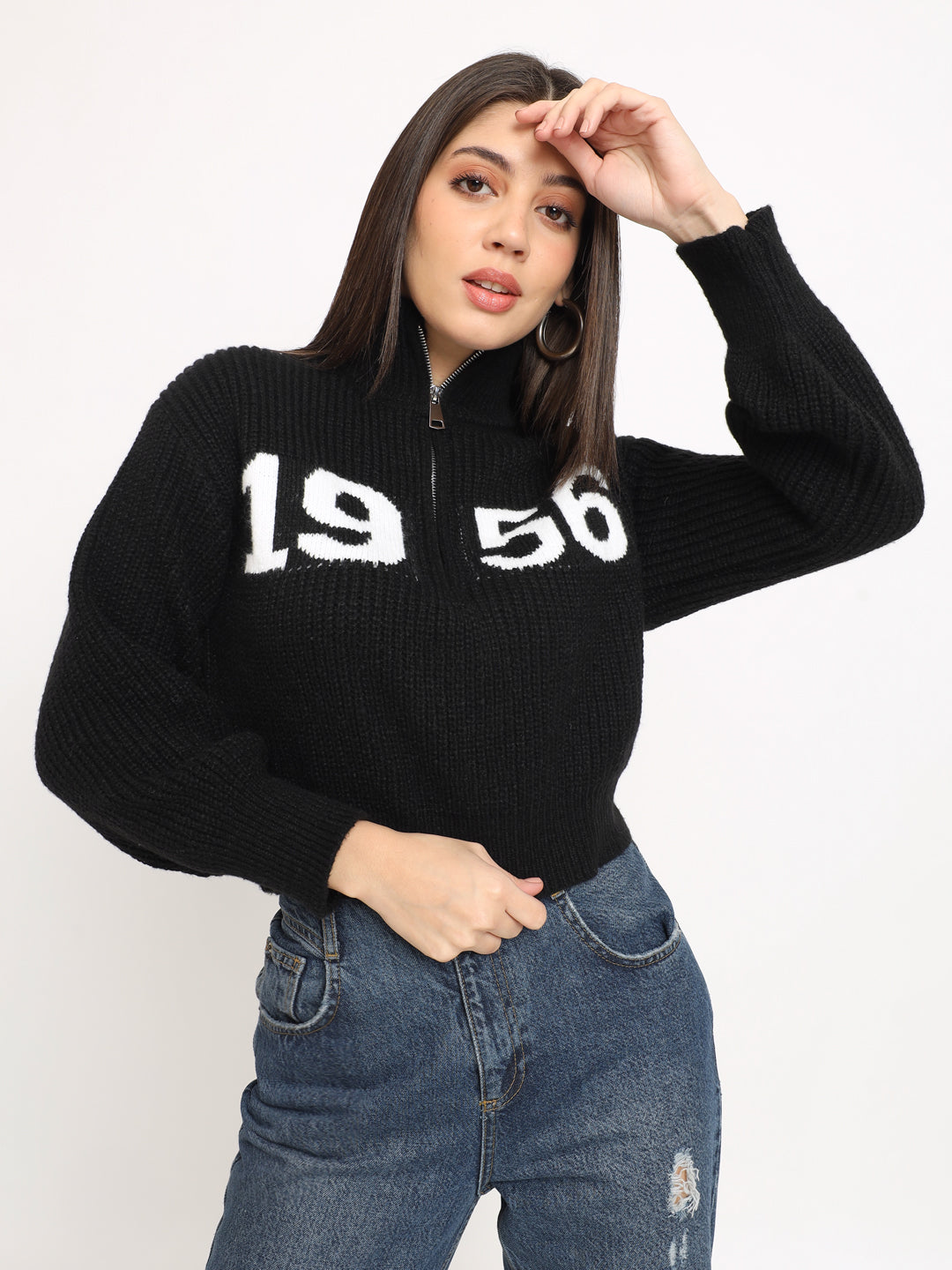 Black 2024 vintage jumper