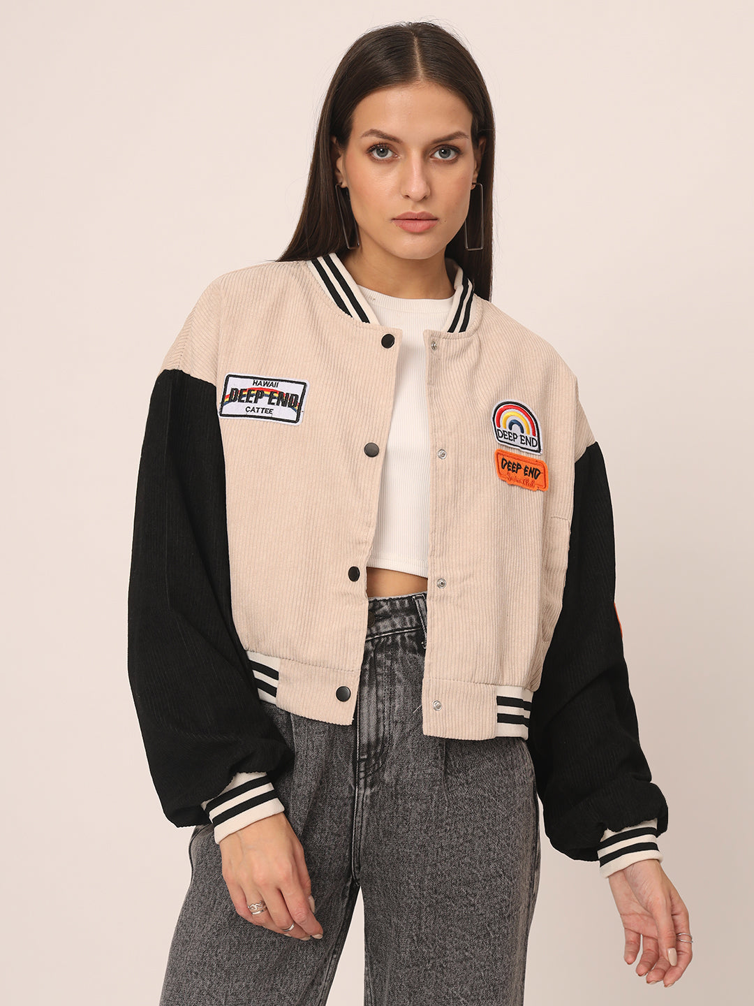 Baggy best sale varsity jacket