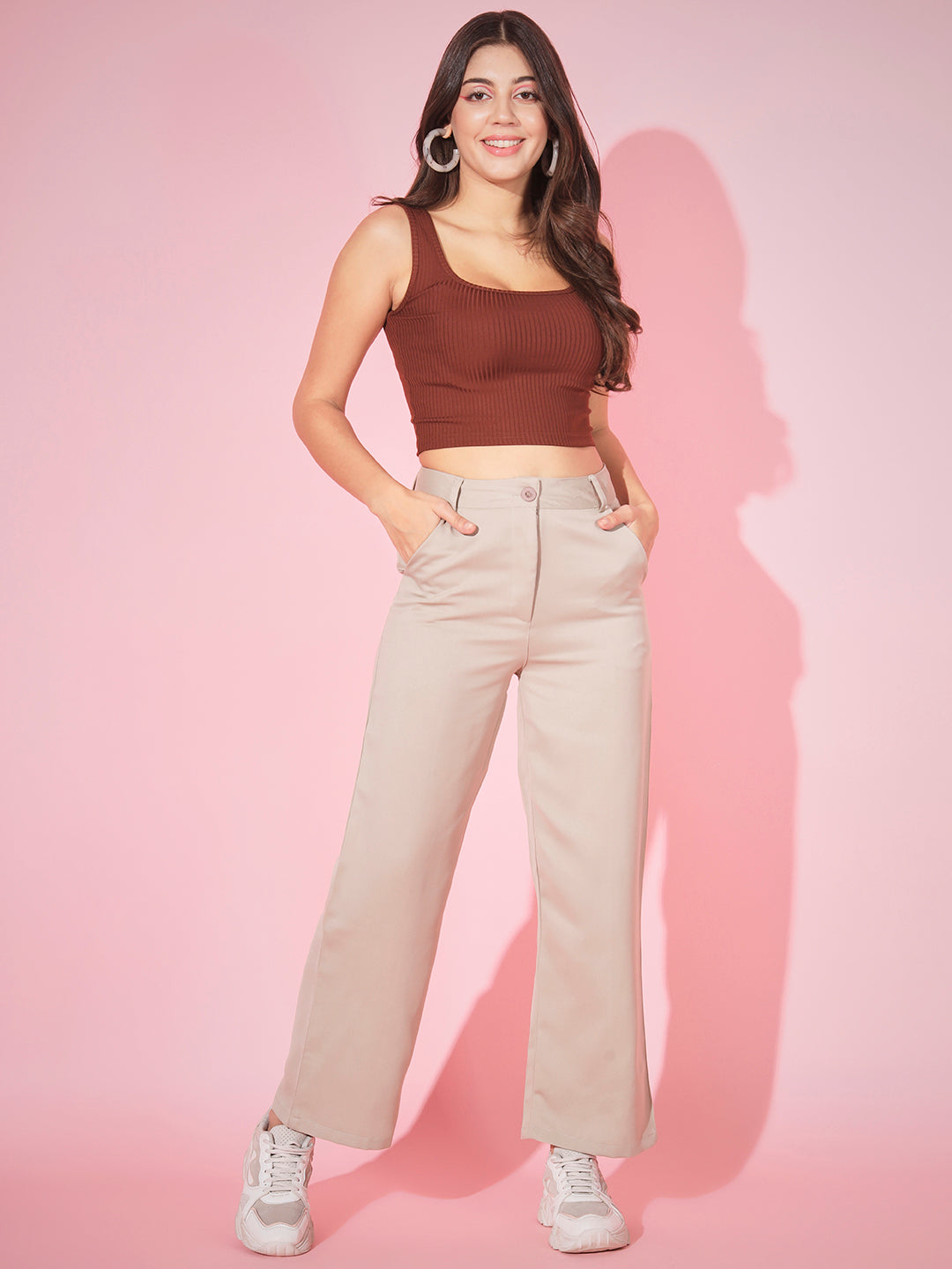 Korean Pants-Beige