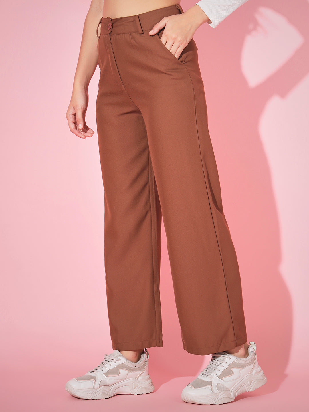 Korean Pants-Brown