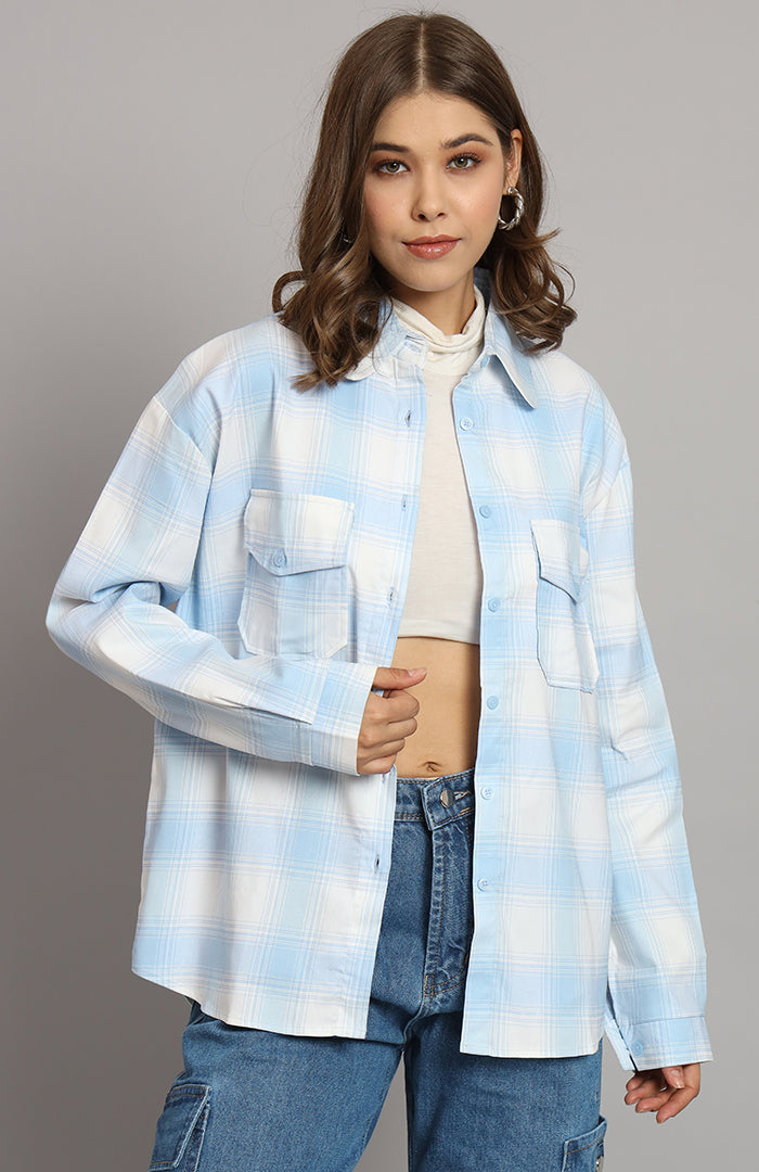 The Sky blue Flannel