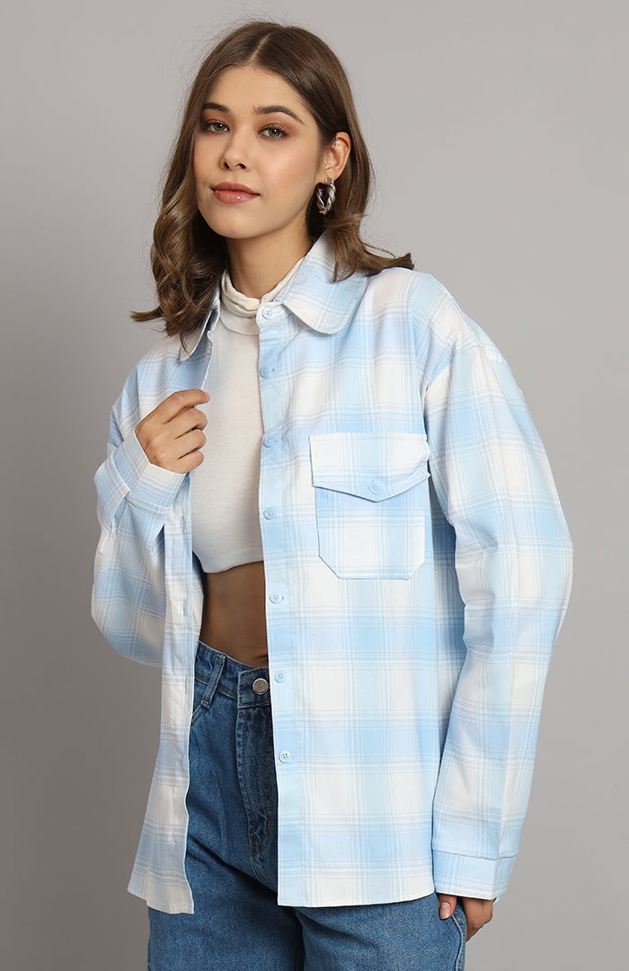 The Sky blue Flannel