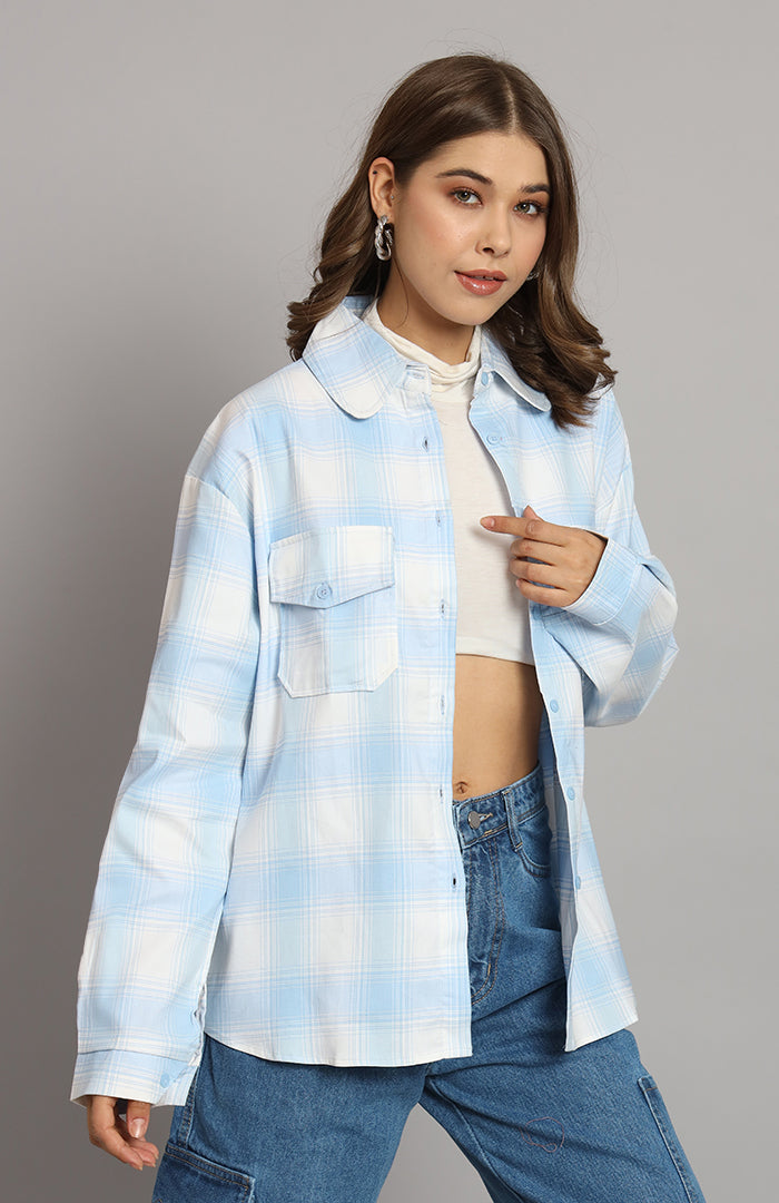 The Sky blue Flannel