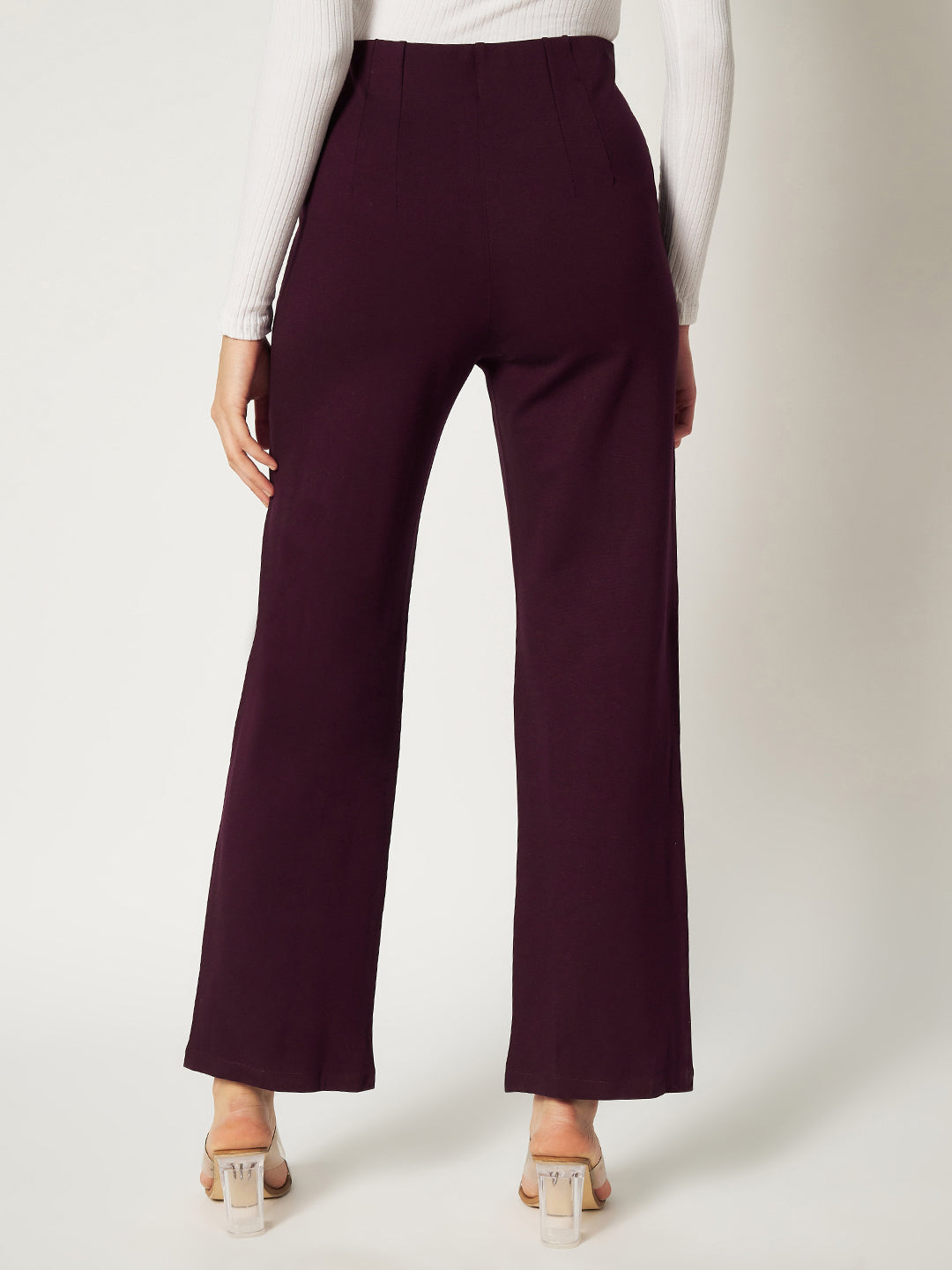 PREMIUM PLEATED PANTS-WINE