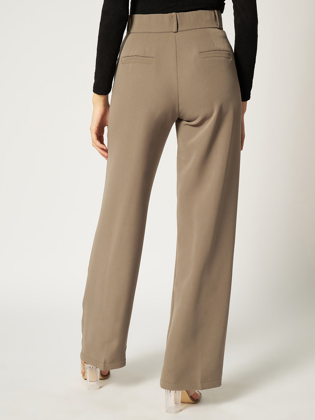 THE VINTAGE KOREAN PANTS-ASH BROWN