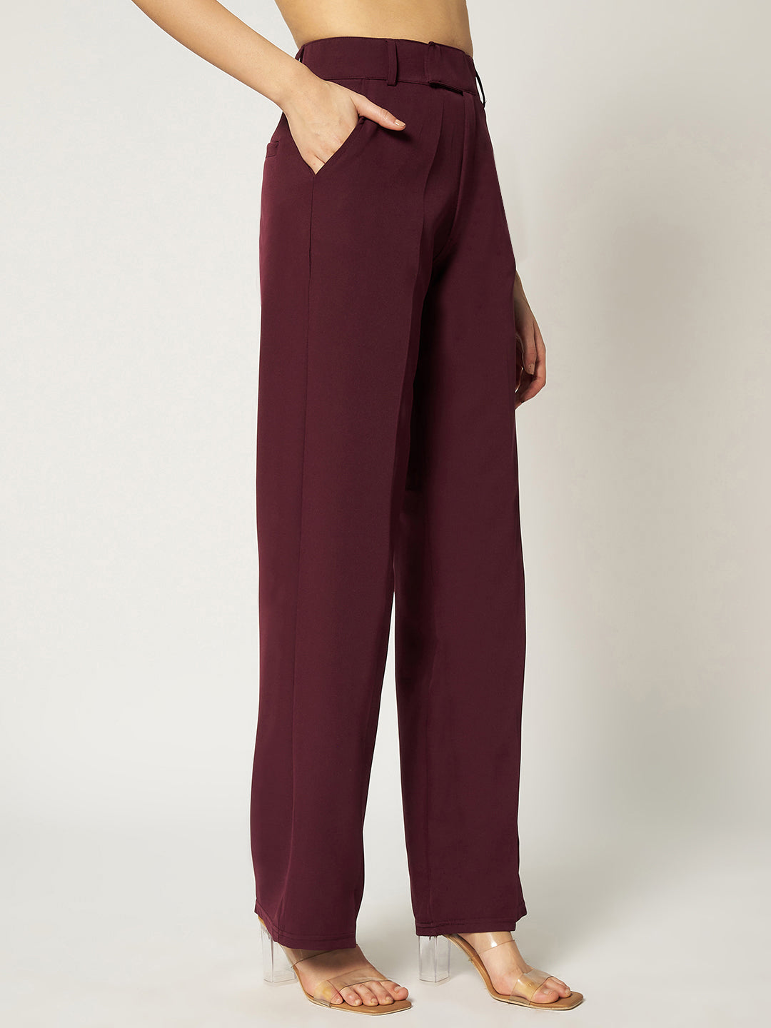 THE VINTAGE KOREAN PANTS-WINE