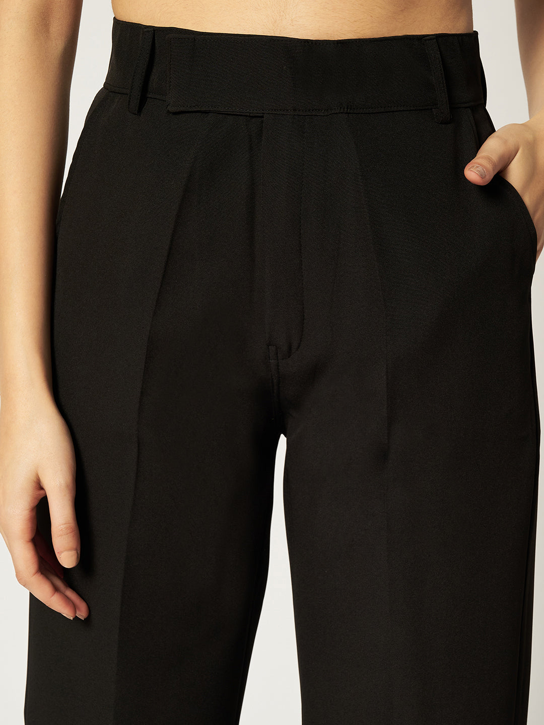 THE VINTAGE KOREAN PANTS-BLACK