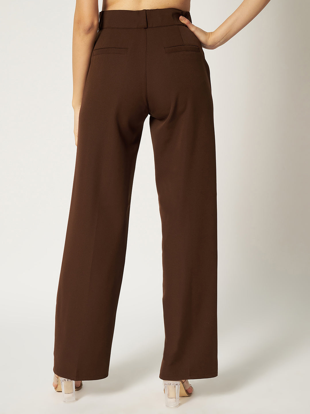 THE VINTAGE KOREAN PANTS-BROWN