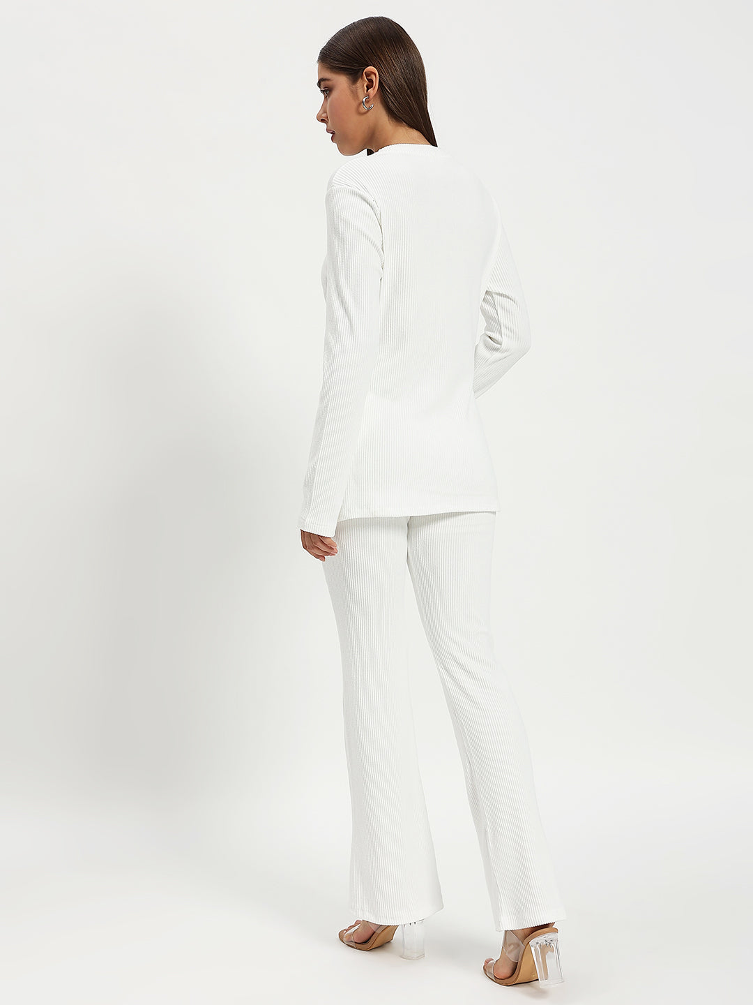 WHITE PURE CORDUROY CO ORD WOMEN