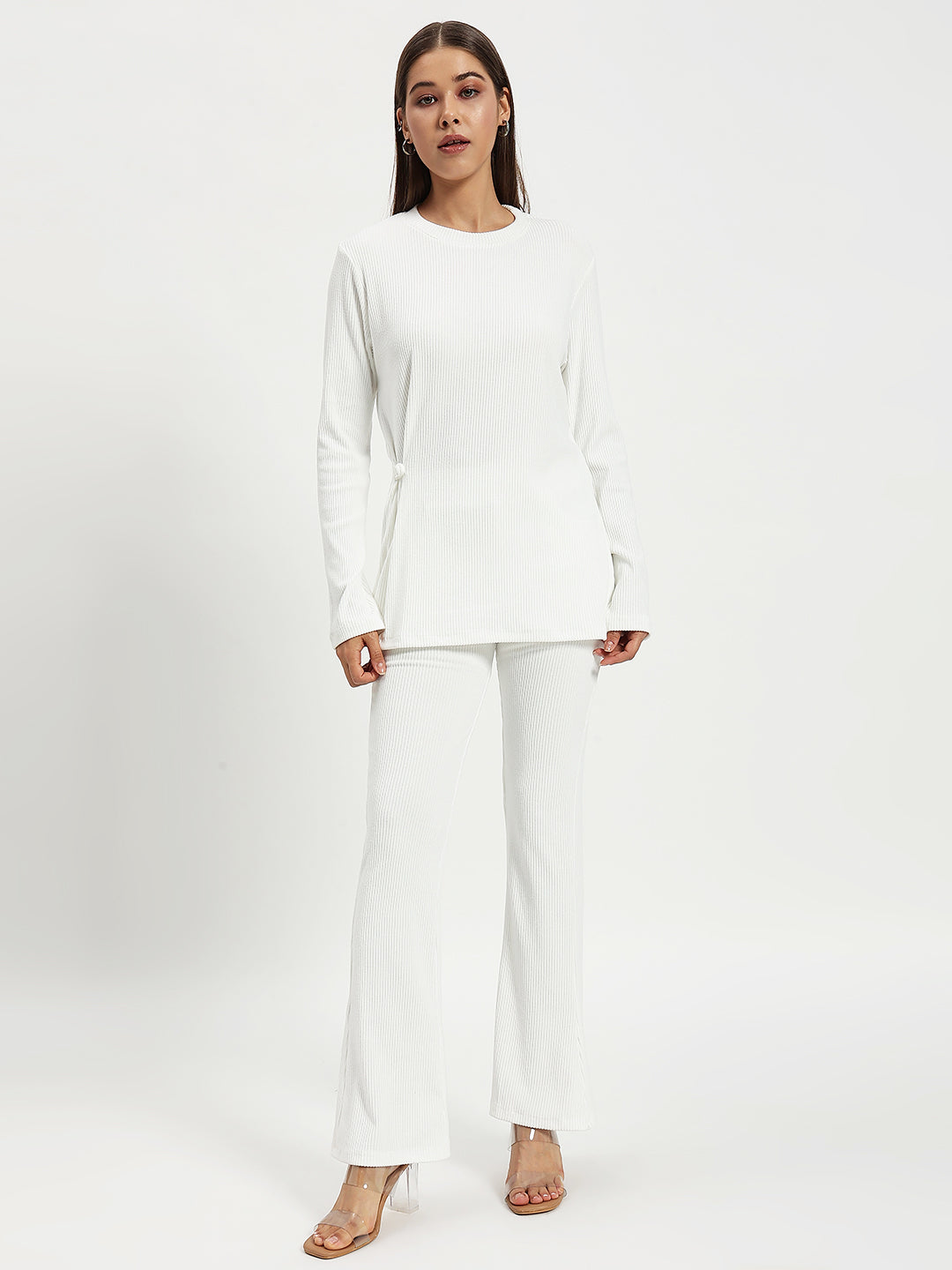 WHITE PURE CORDUROY CO ORD WOMEN