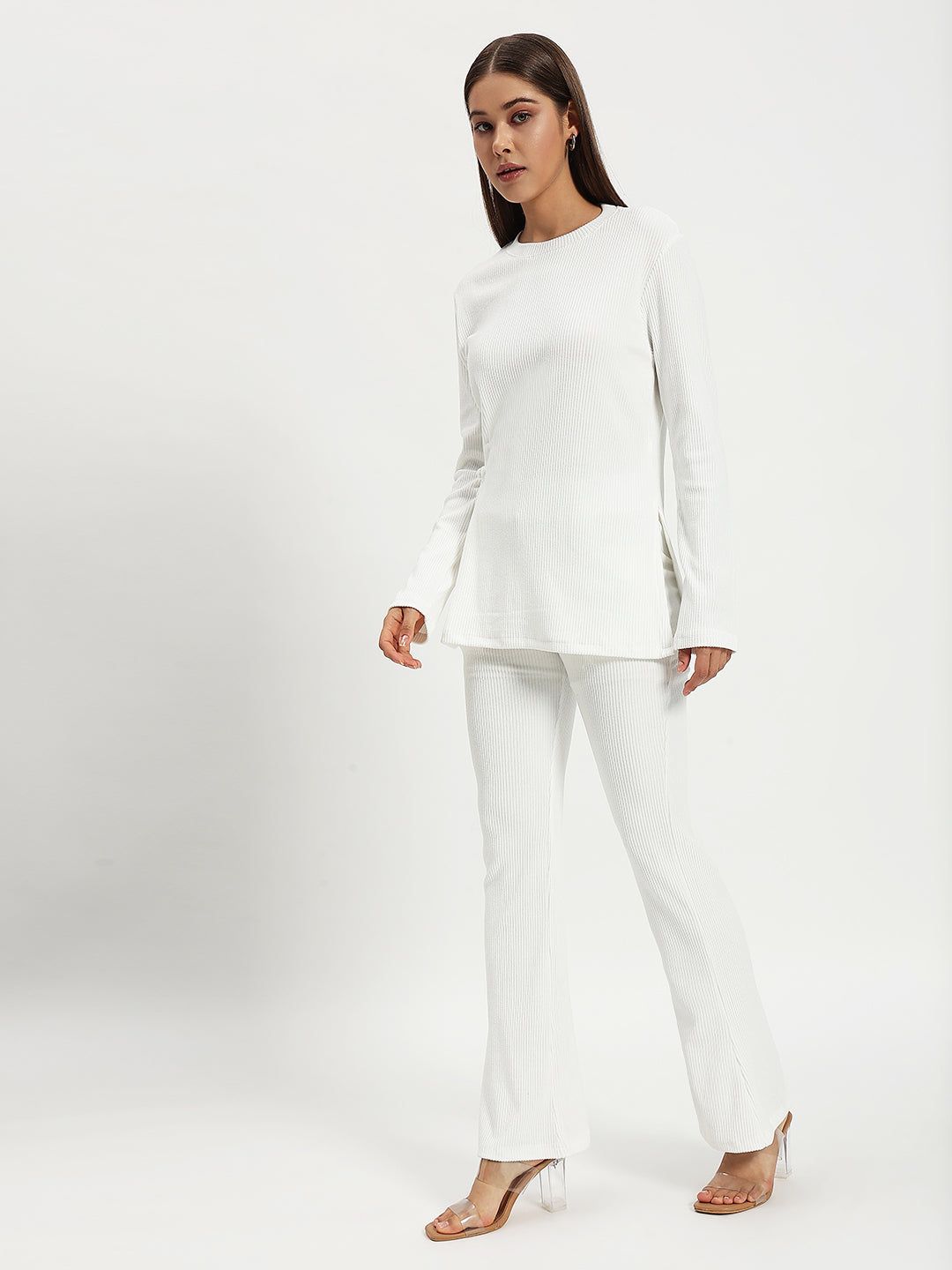 WHITE PURE CORDUROY CO ORD WOMEN