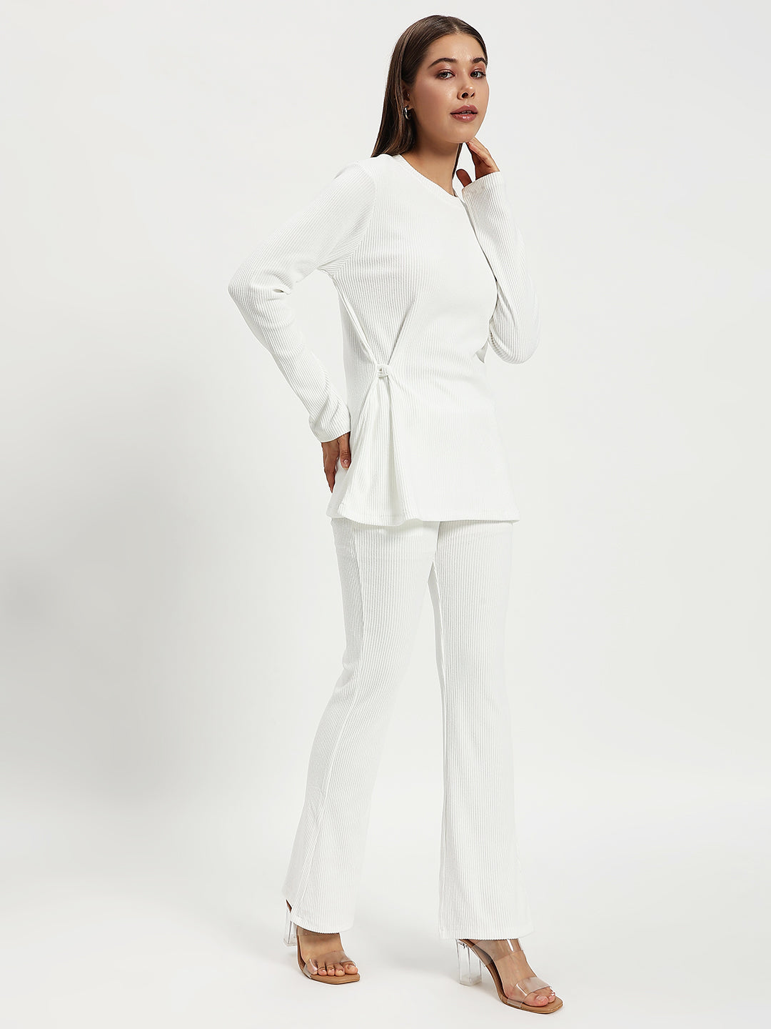 WHITE PURE CORDUROY CO ORD WOMEN