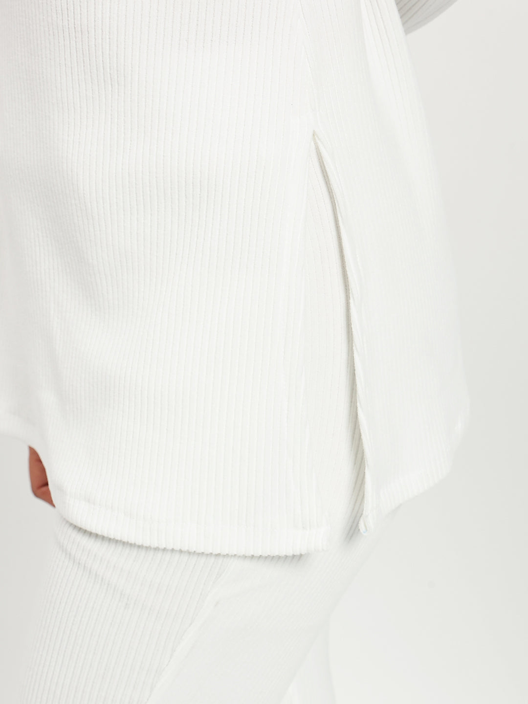 WHITE PURE CORDUROY CO ORD WOMEN