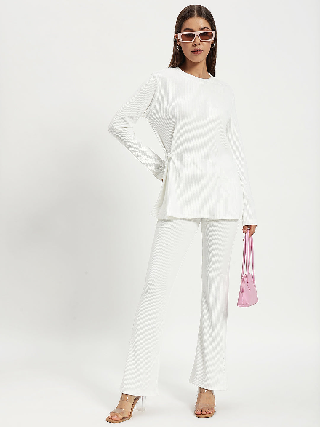 WHITE PURE CORDUROY CO ORD WOMEN