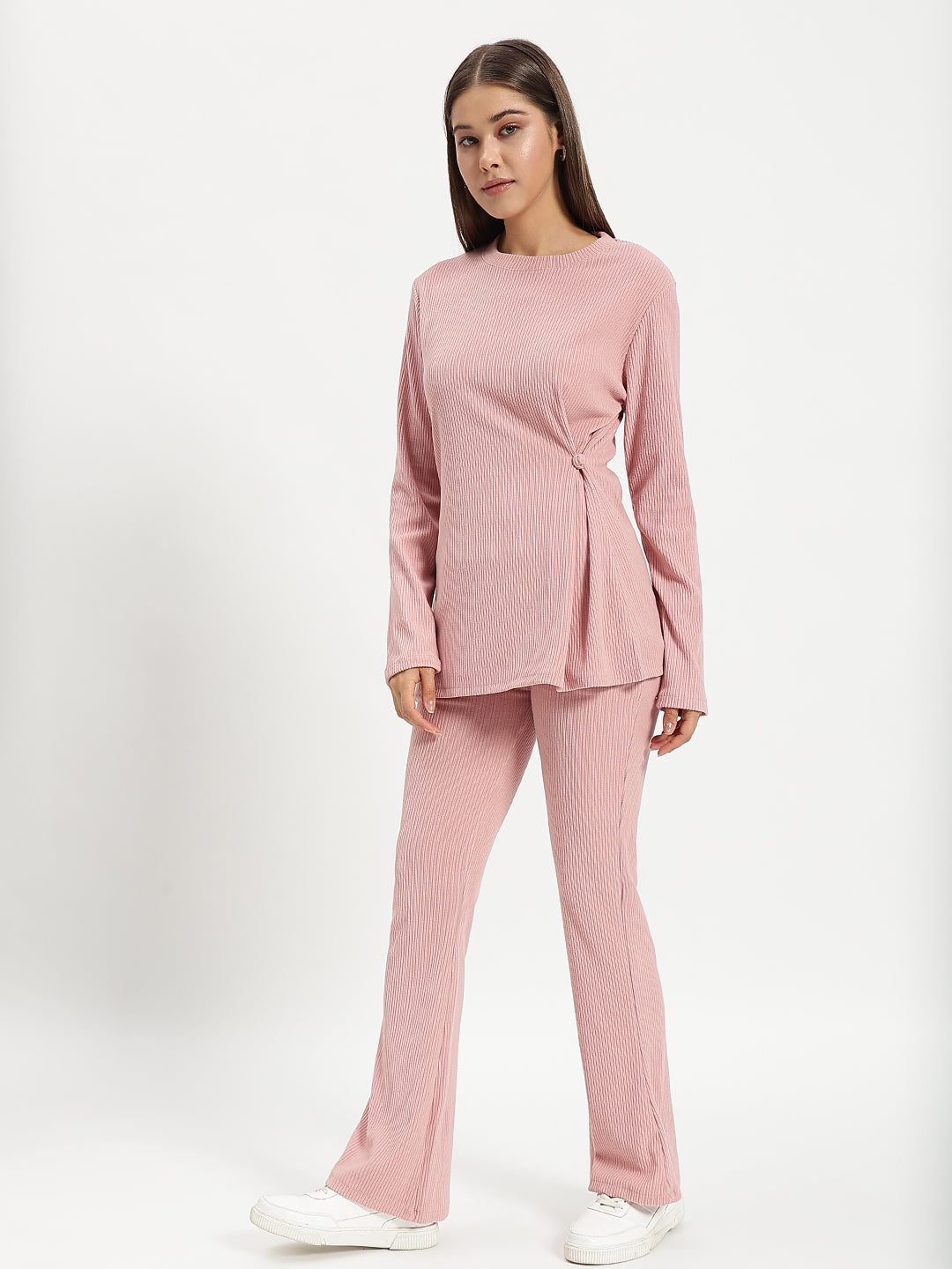 BABY PINK PURE CORDUROY CO ORD WOMEN