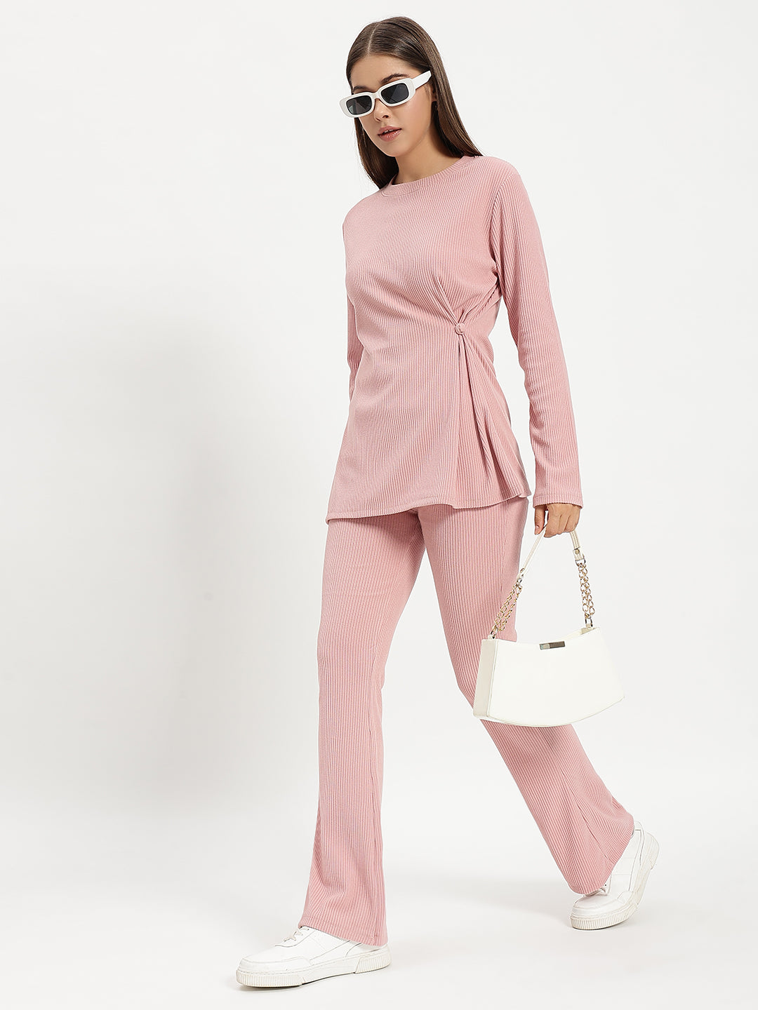 BABY PINK PURE CORDUROY CO ORD WOMEN