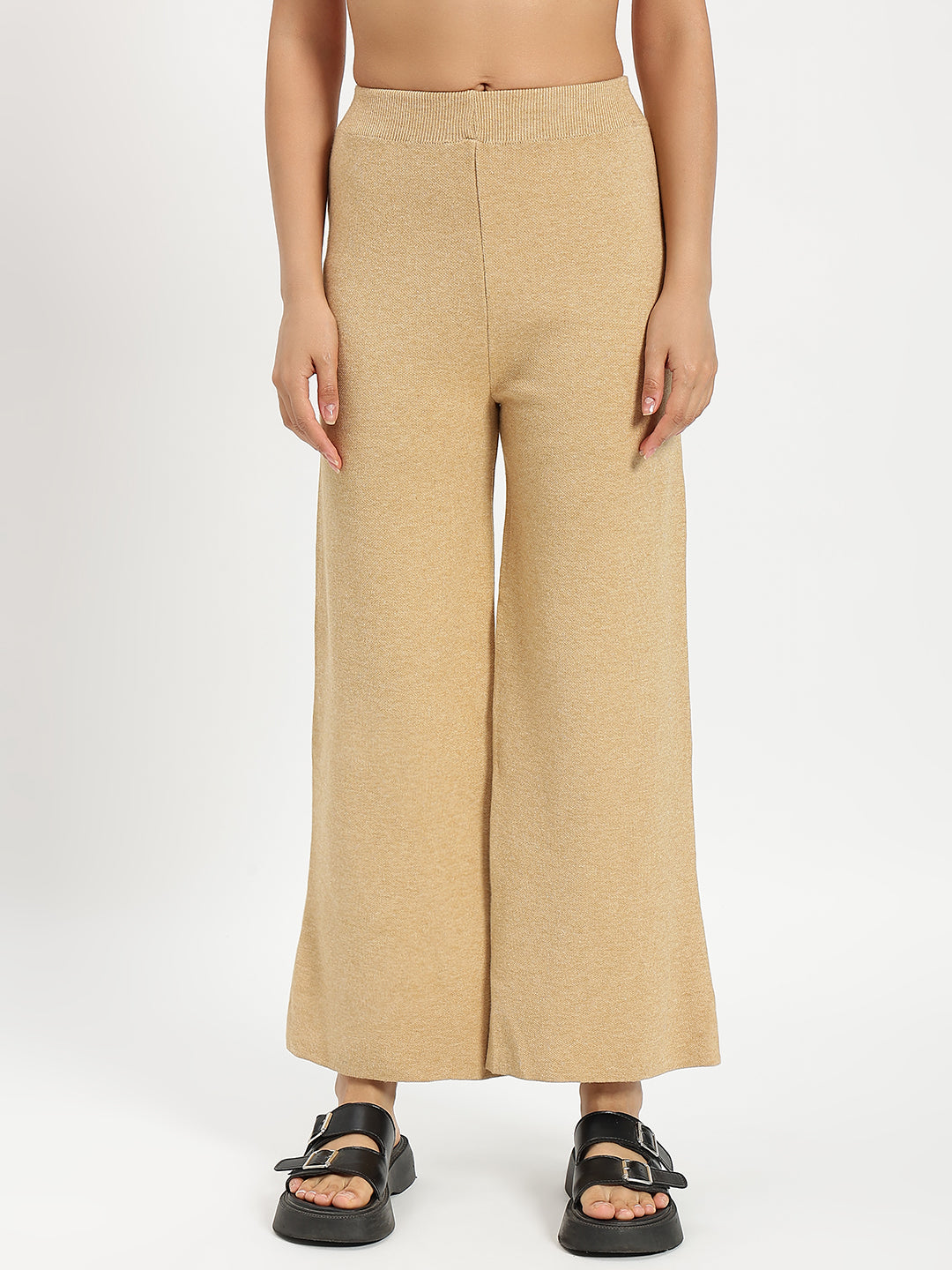 WOOLEN SOLID CO ORD GOLD