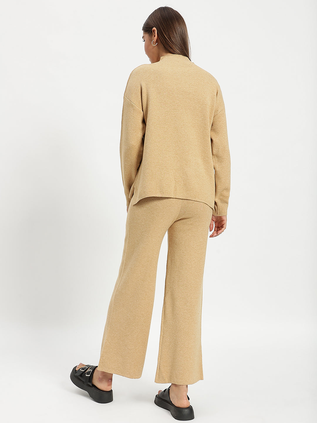 WOOLEN SOLID CO ORD GOLD