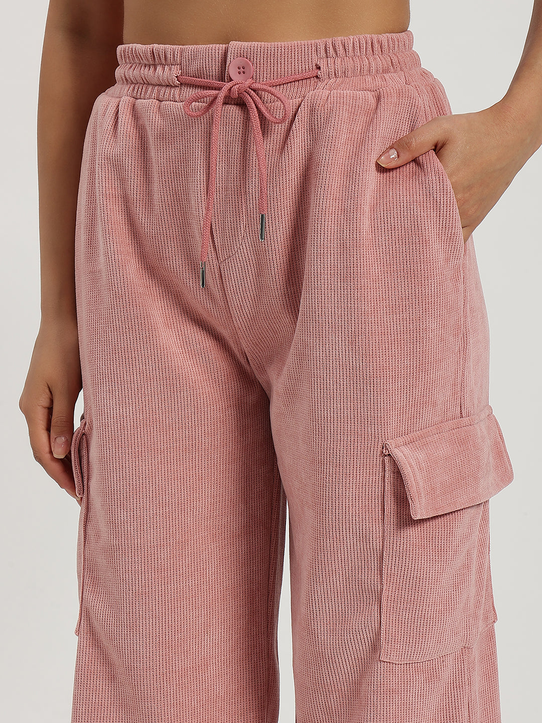 WOMEN WOOLEN CARGO PINK