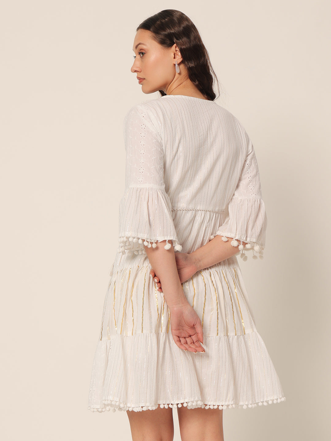 White Embroidery dress