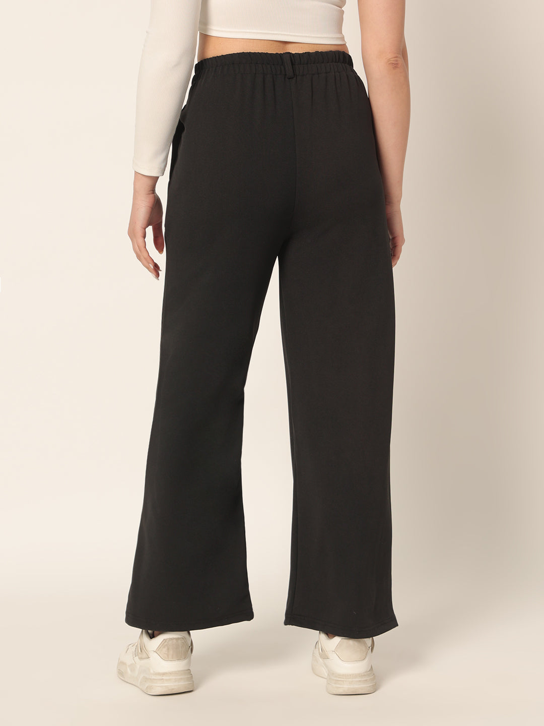 DRAWSTRING PANTS-BLACK