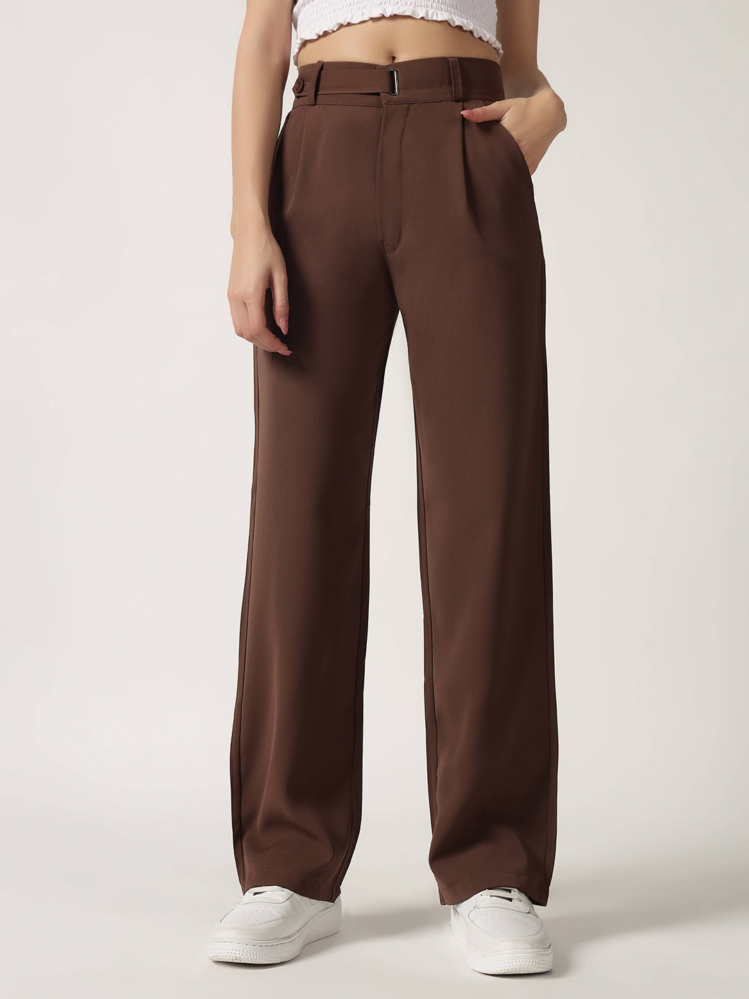 OLD SKOOL KOREAN PANTS DARK BROWN