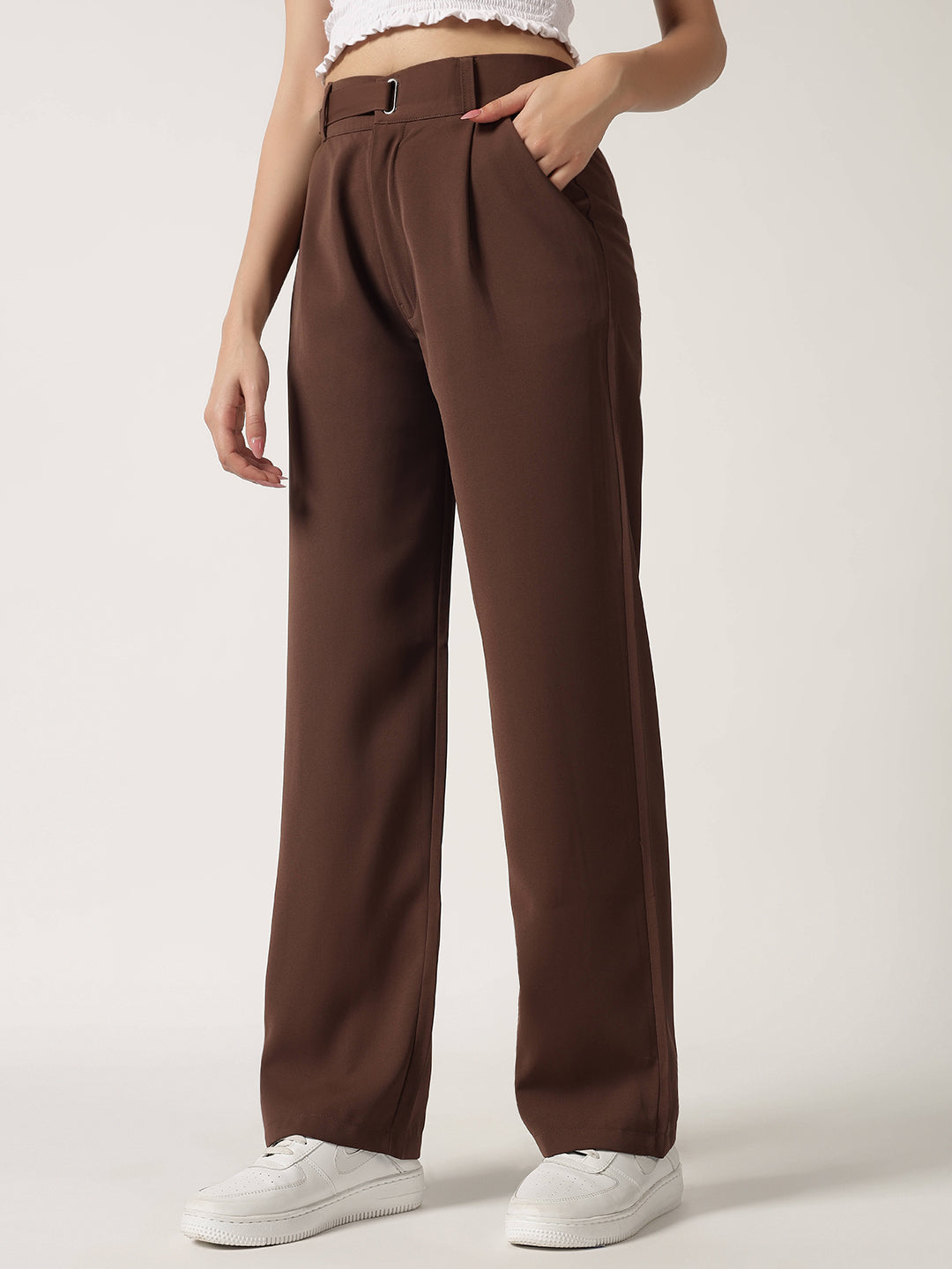 OLD SKOOL KOREAN PANTS DARK BROWN