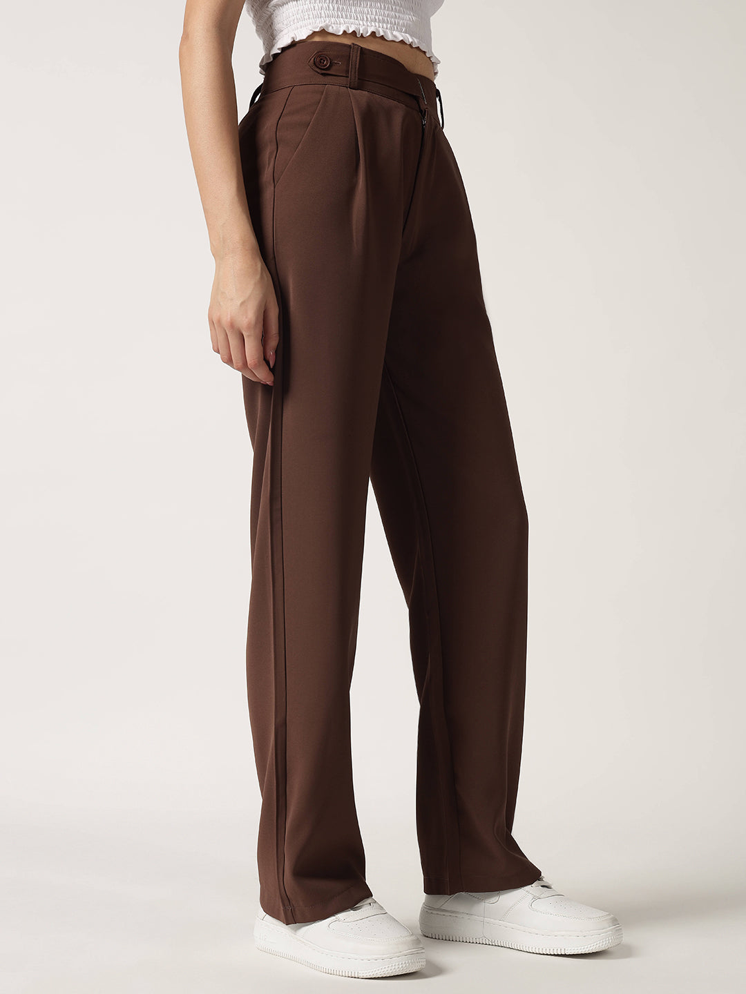 OLD SKOOL KOREAN PANTS DARK BROWN