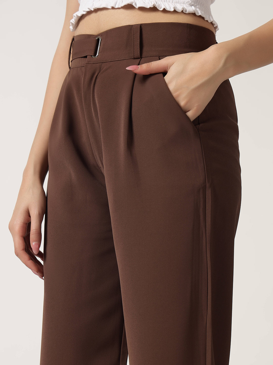 OLD SKOOL KOREAN PANTS DARK BROWN