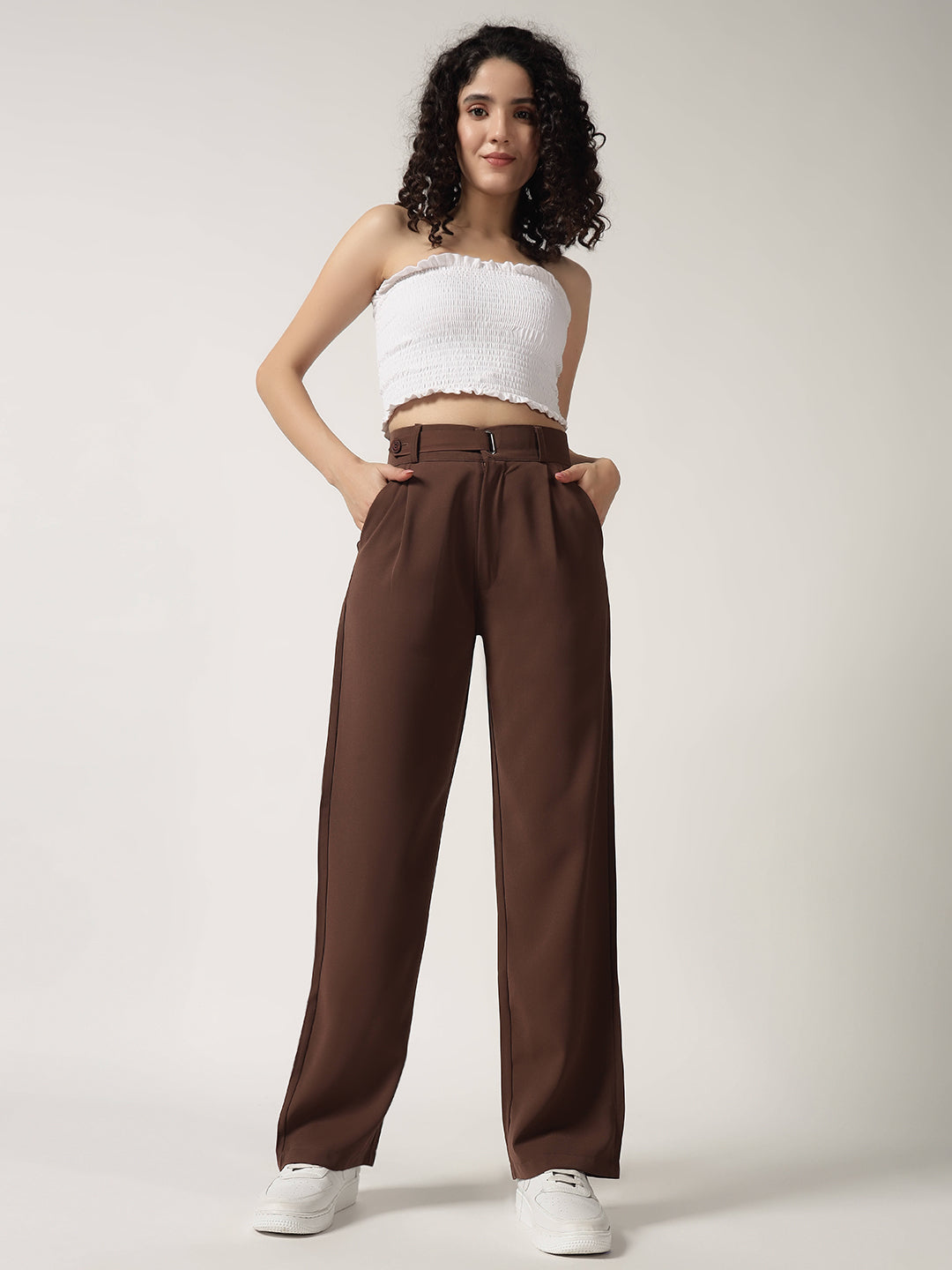 OLD SKOOL KOREAN PANTS DARK BROWN