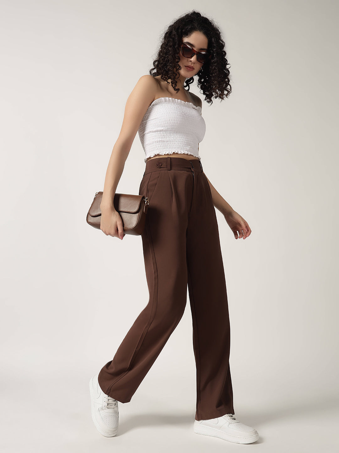 OLD SKOOL KOREAN PANTS DARK BROWN