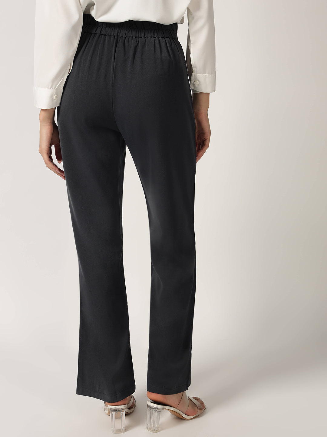 CLASSIC PLEATED TROUSER GREY