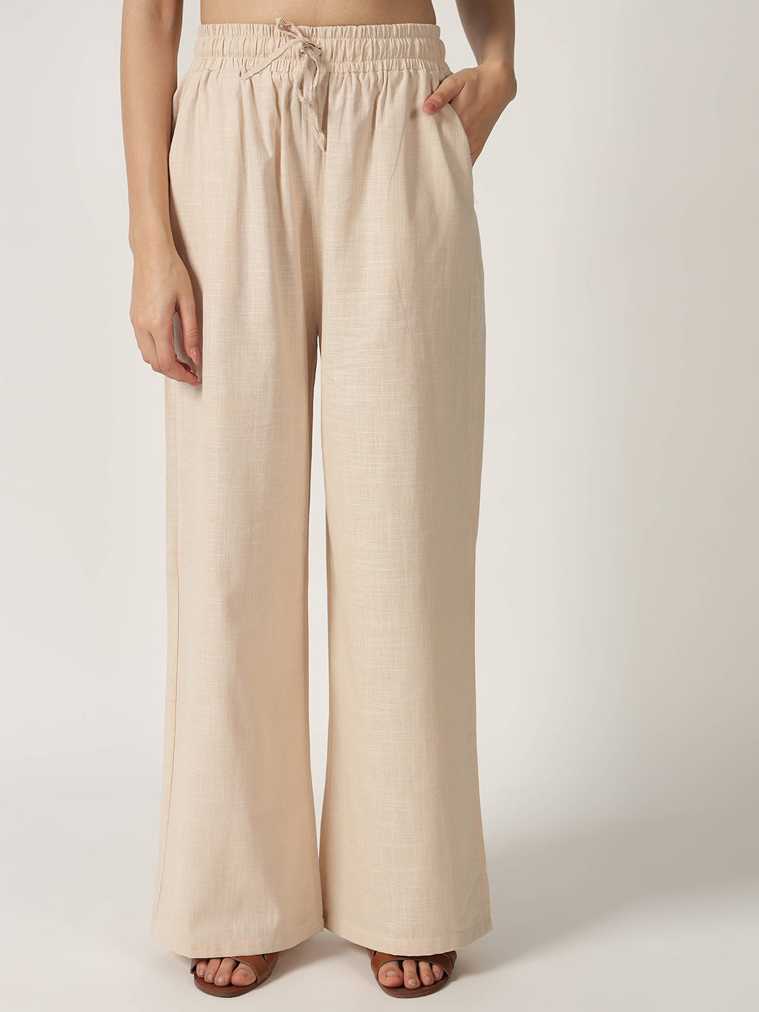 PURE LINEN OVERSIZED CO ORDS BEIGE