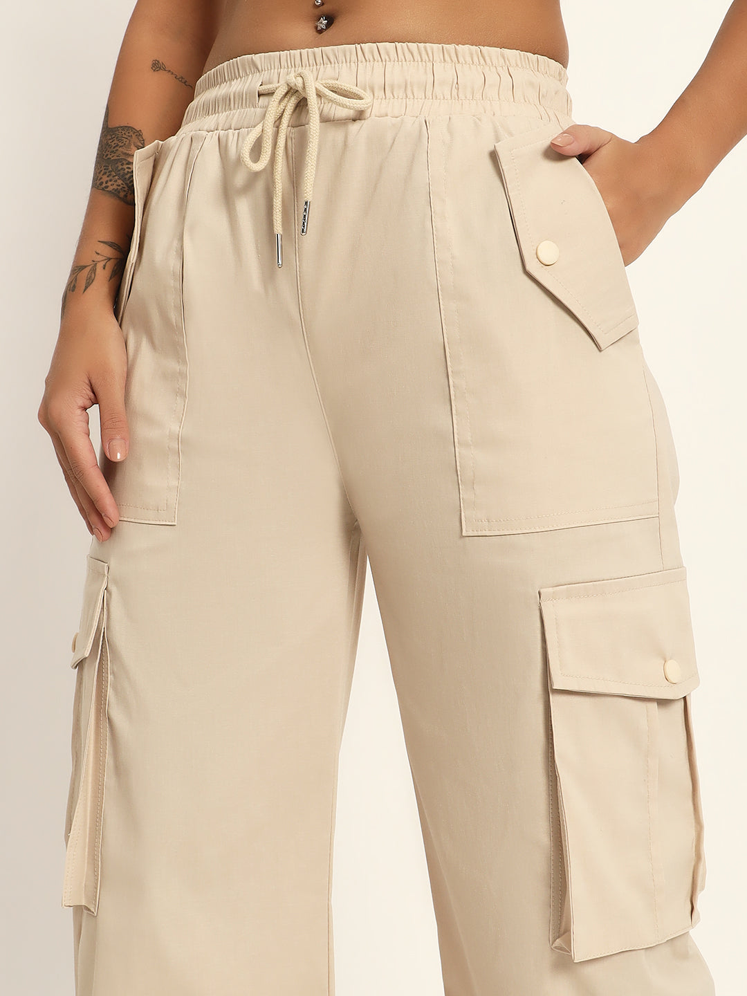 PARACHUTE LYCRA CARGO-BEIGE