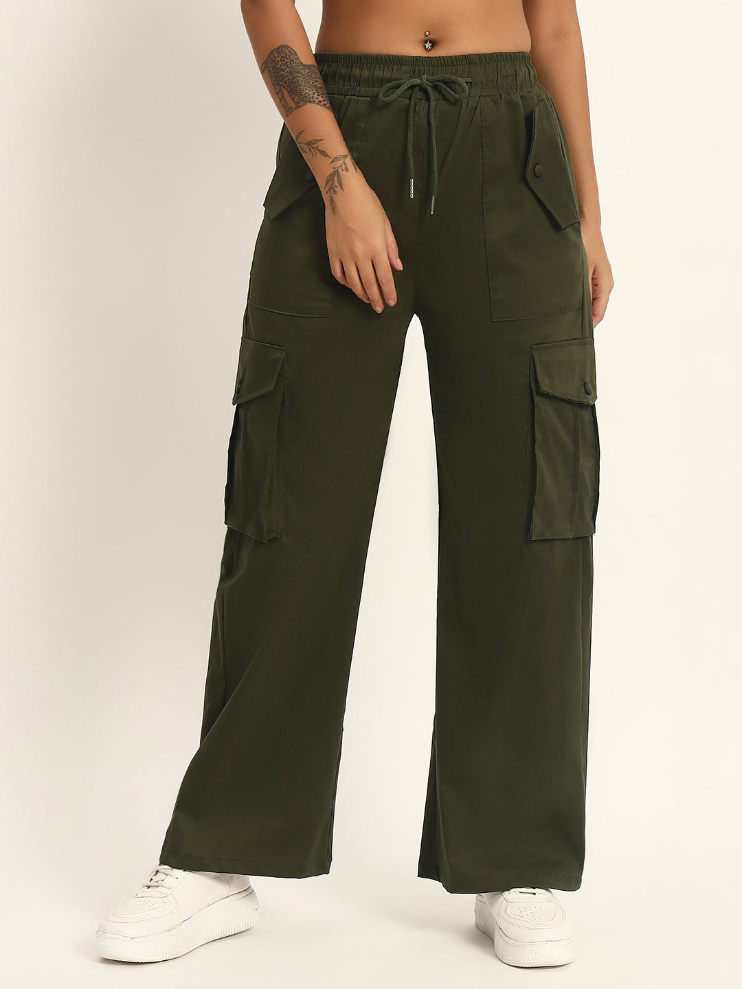 PARACHUTE LYCRA CARGO-DARK GREEN