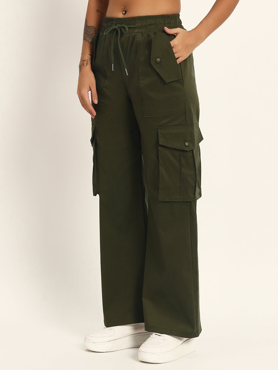 PARACHUTE LYCRA CARGO-DARK GREEN