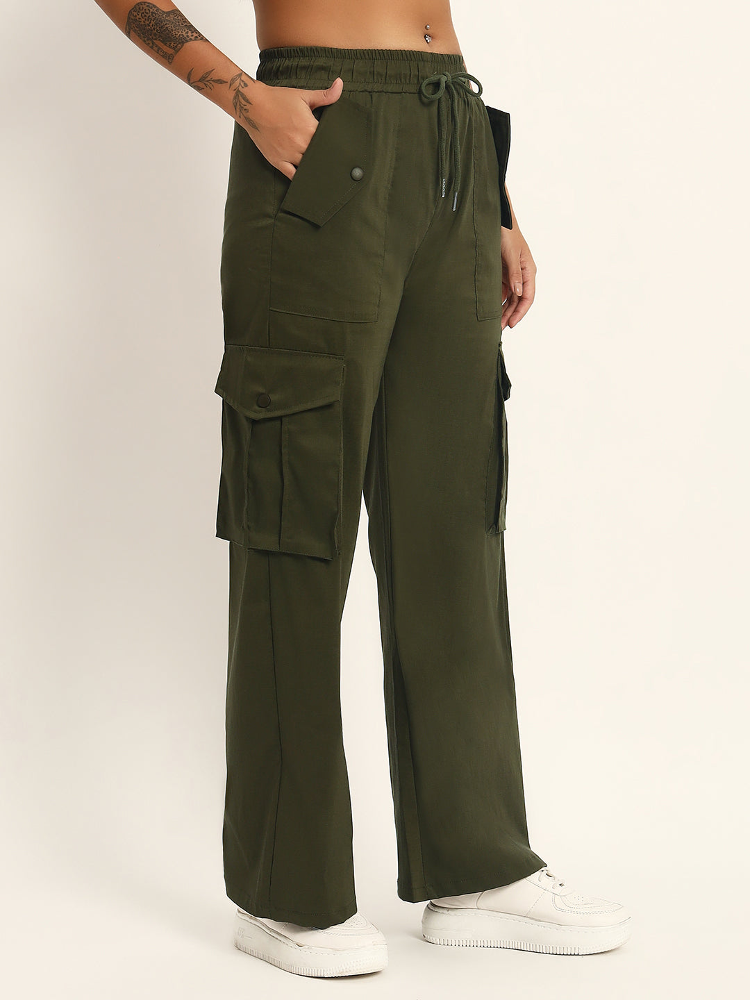 PARACHUTE LYCRA CARGO-DARK GREEN