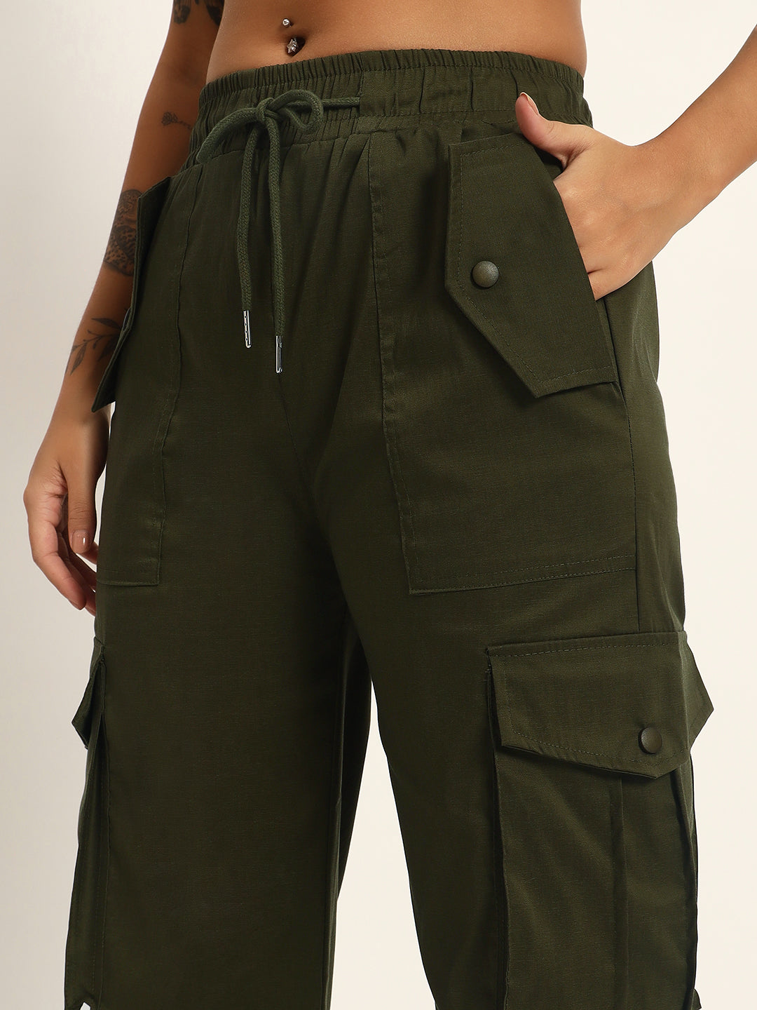 PARACHUTE LYCRA CARGO-DARK GREEN