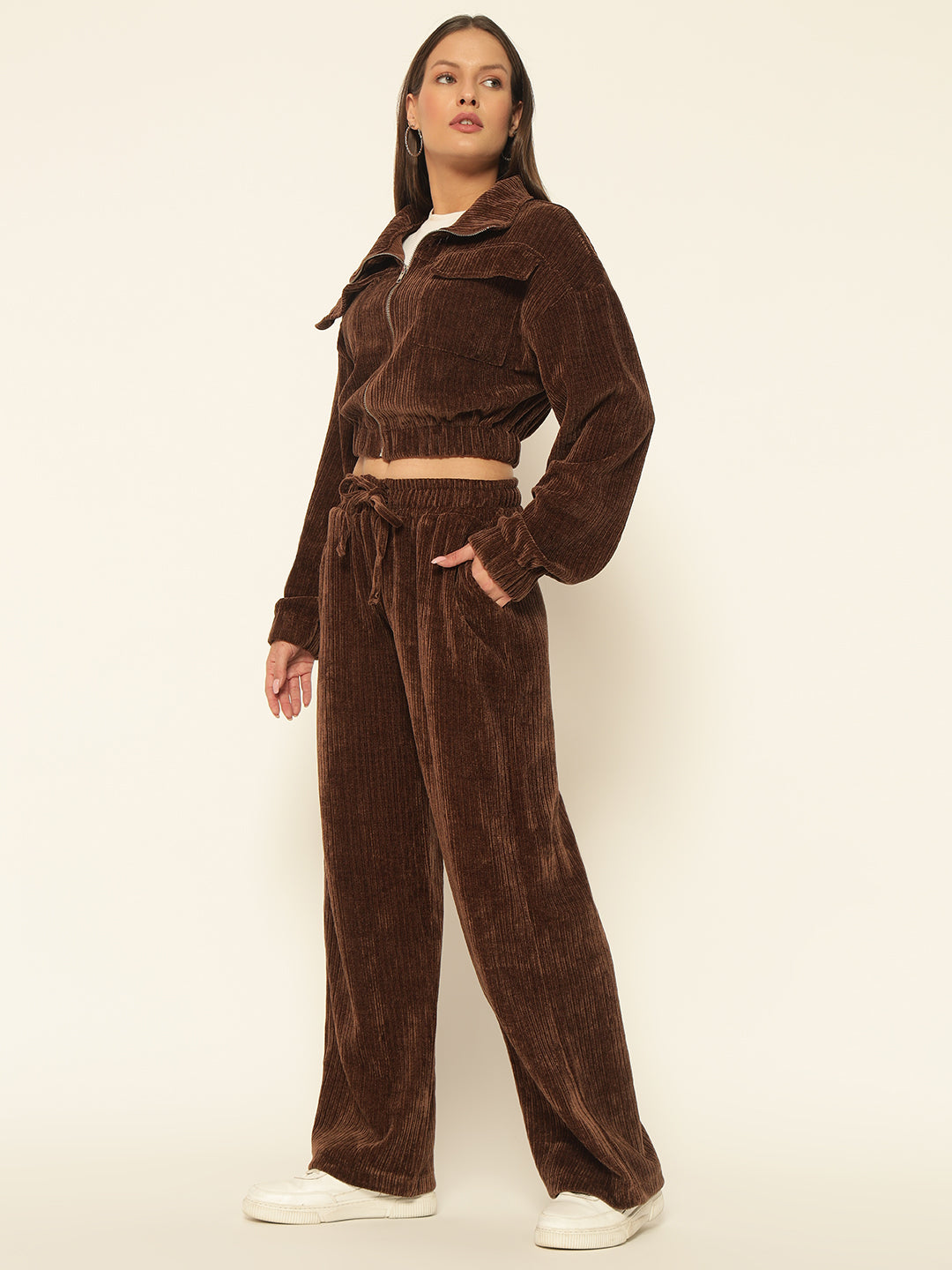 UTILITY WOOLEN COORD BROWN