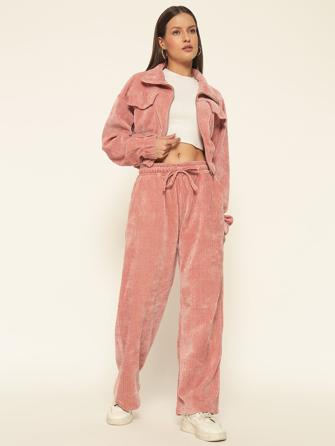 UTILITY WOOLEN COORD PINK