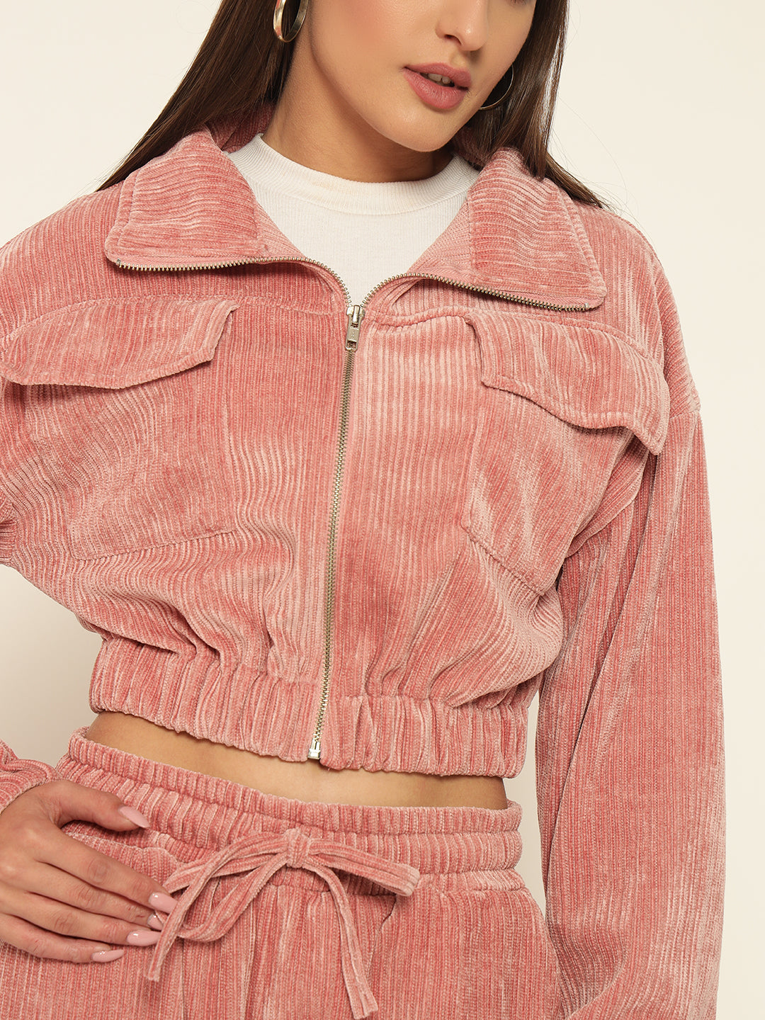 UTILITY WOOLEN COORD PINK