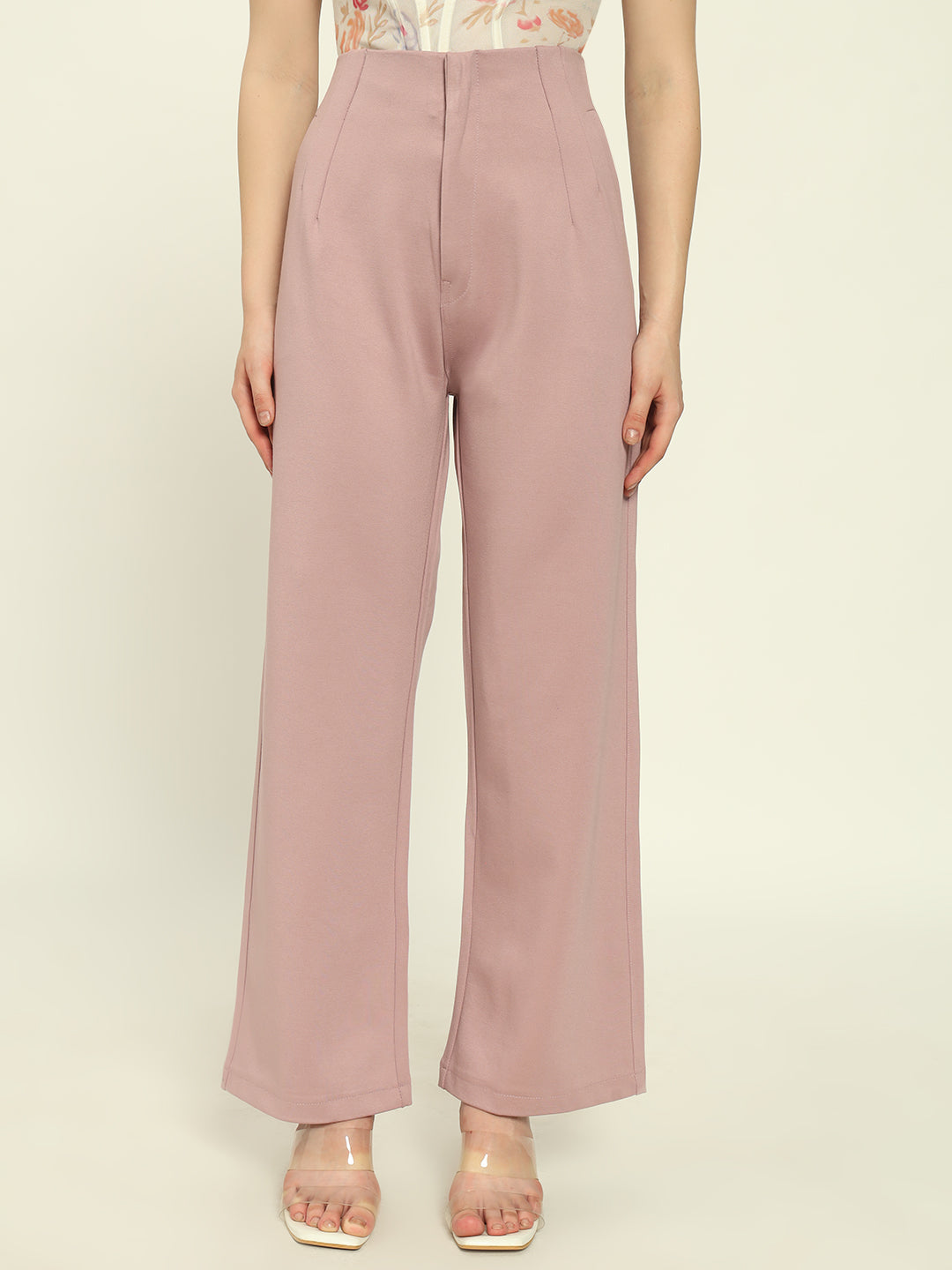 PREMIUM PLEATED PANTS-PINK