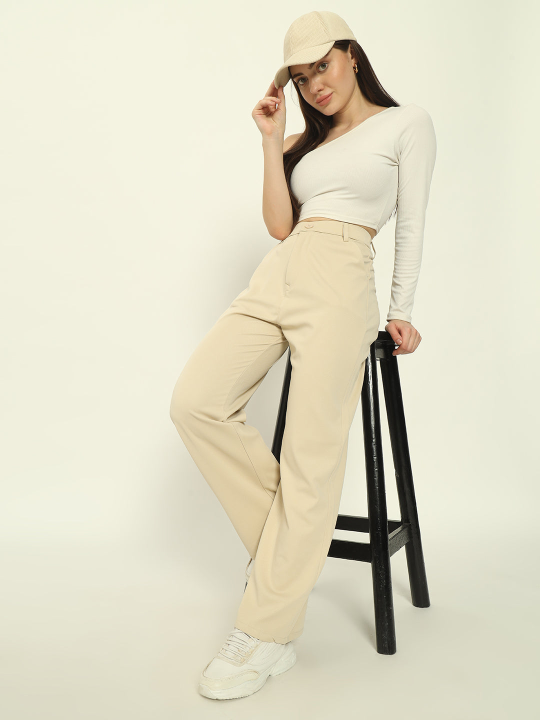 NEW BEIGE KOREAN PANTS