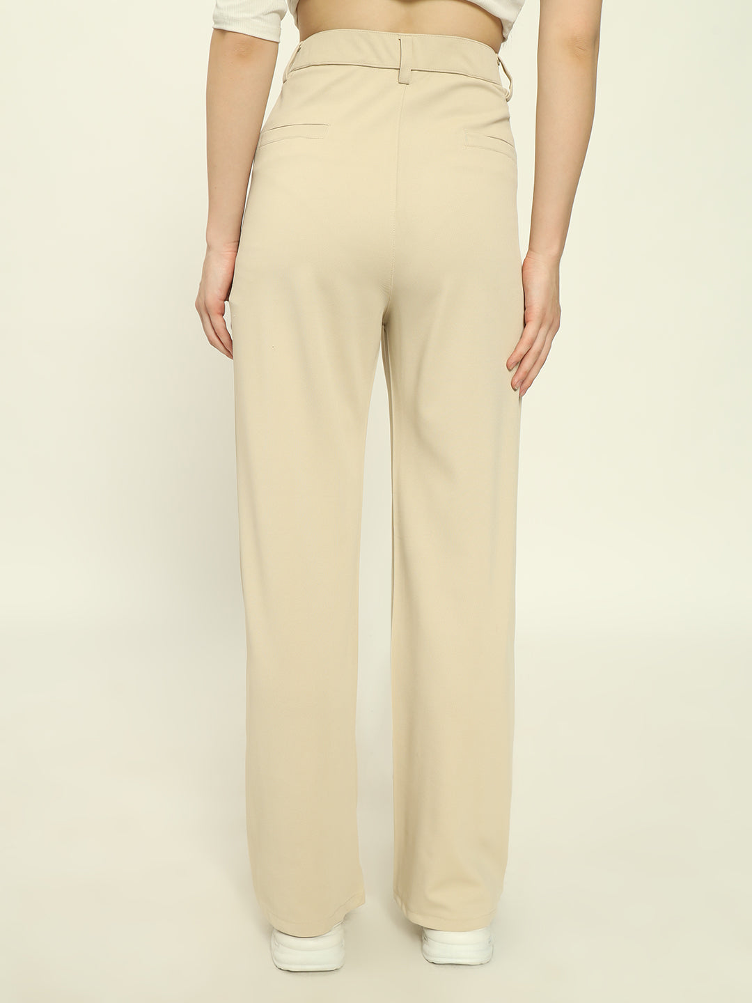 NEW BEIGE KOREAN PANTS