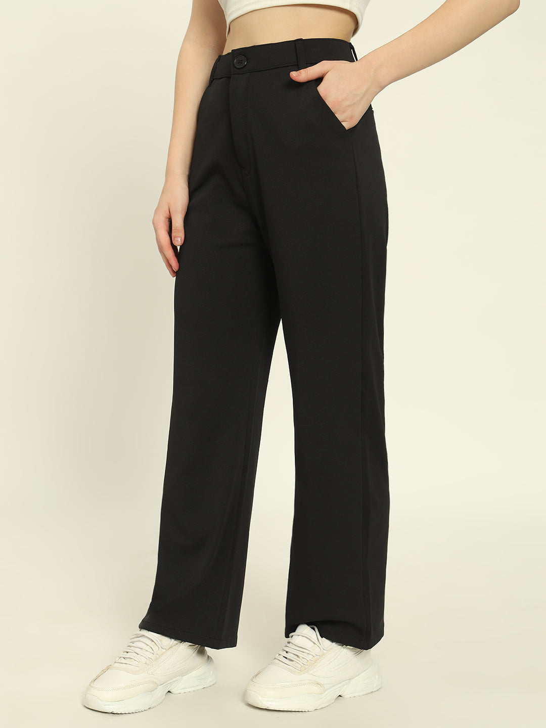 NEW BLACK KOREAN PANTS