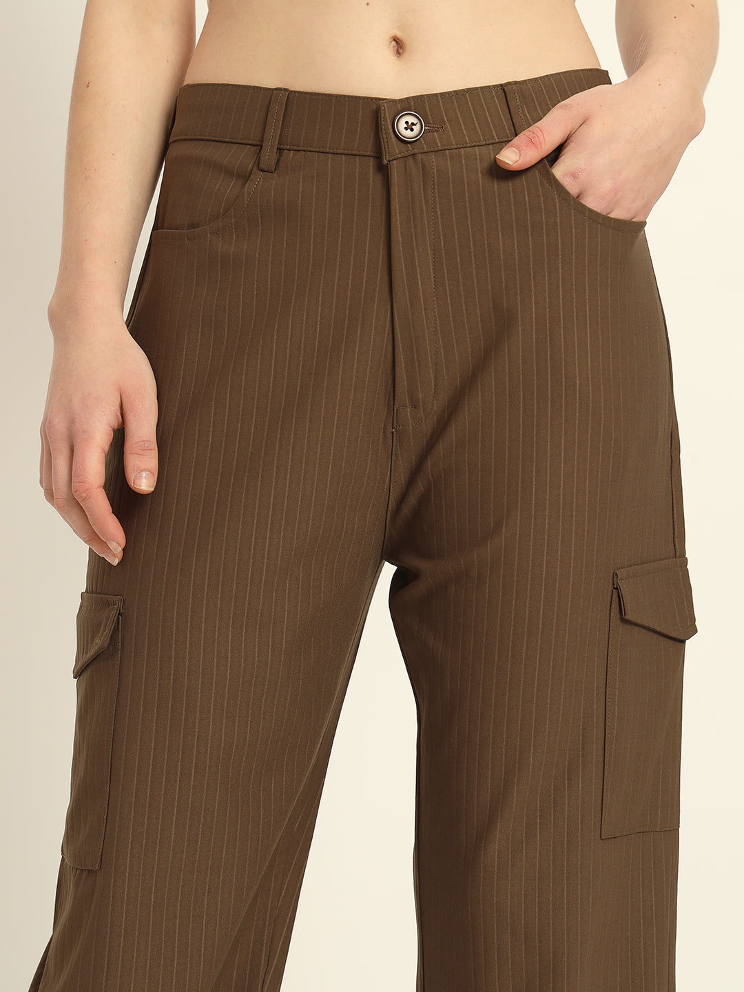 Striped Cargo-Brown